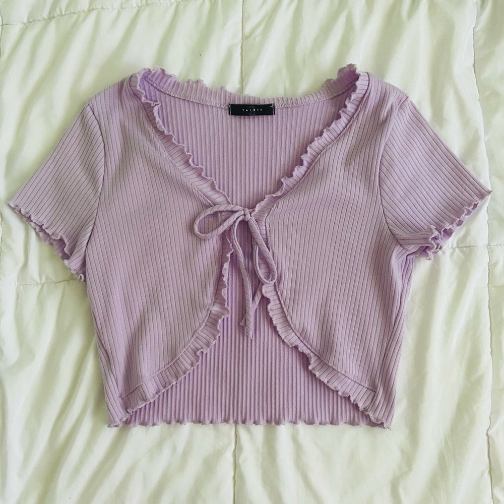 Cute purple top